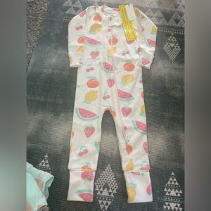 Monica and Andy zip pajamas